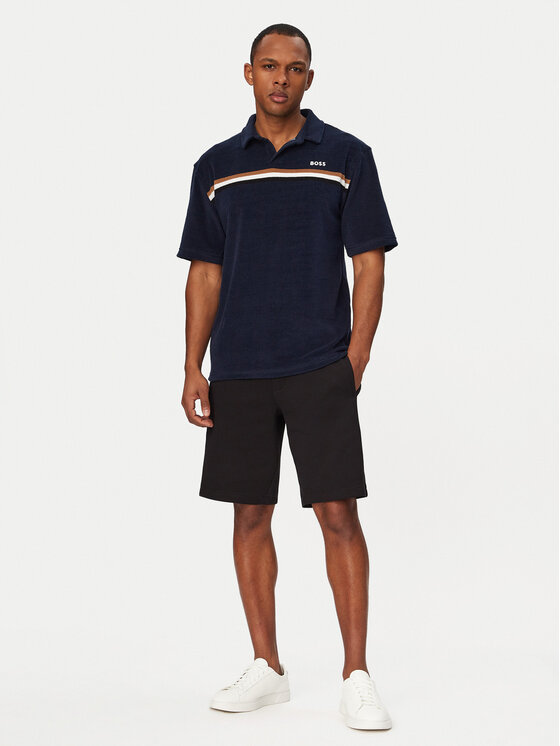 BOSS BOSS Polo Iconic 50561186 Granatowy Regular Fit