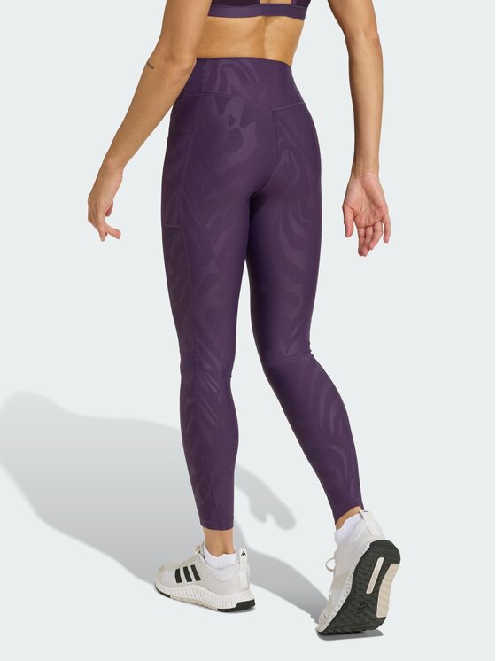 adidas adidas Legginsy 154909 Fioletowy Fitted Fit