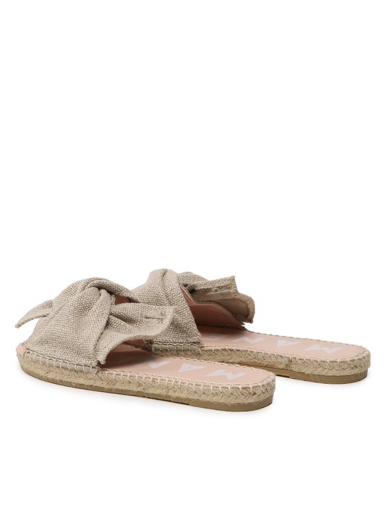 Manebi Manebi Espadrile Oragnic Hemp Sandals With Knnot O 7.1 JK Bej