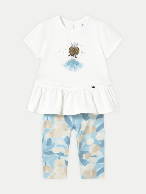 Mayoral Mayoral Completo T-shirt e leggings 1735 Blu Regular Fit