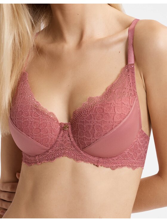 Esotiq Esotiq Biustonosz push-up 40567 Różowy