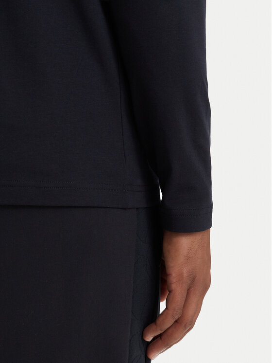 BOSS BOSS S dlouhým rukávem 50506365 Tmavomodrá Regular Fit