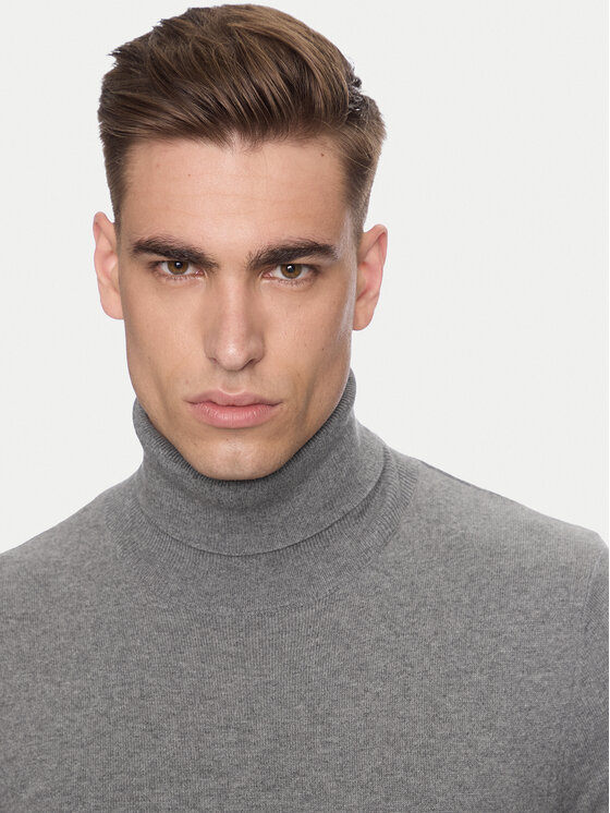 REPLAY Replay Bluză cu gât UK4455.000.G23138 Gri Regular Fit