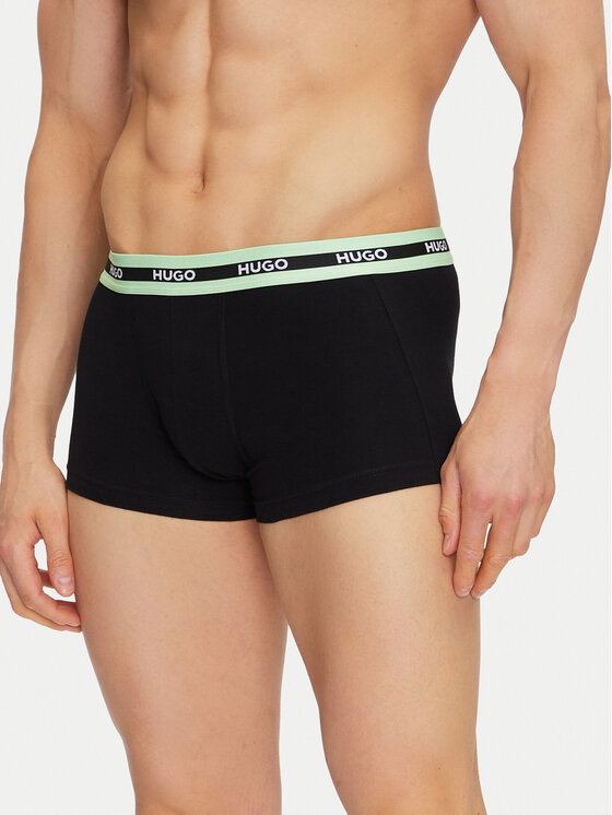HUGO HUGO Set od 3 para bokserica 50492375 Crna Regular Fit
