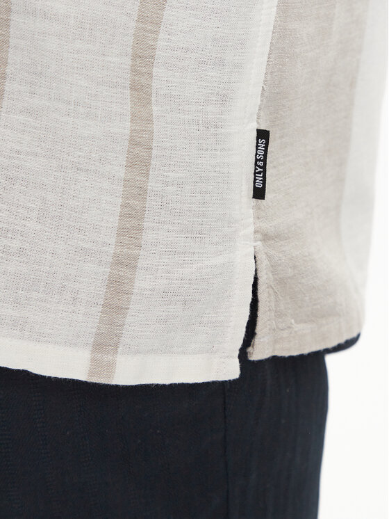 Only & Sons Only & Sons Риза 22026109 Сив Regular Fit