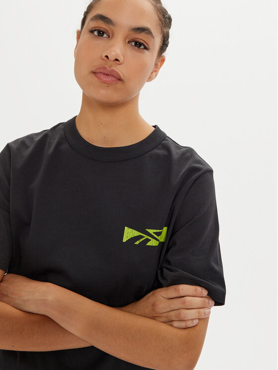 Reebok Reebok Tricou Unisex Not A Spectator 100075624 Negru Relaxed Fit