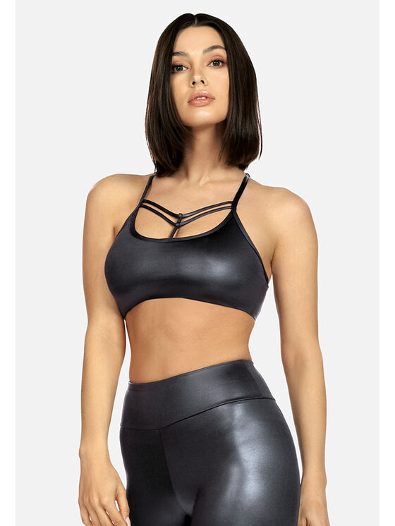 Feba Feba Top TOP3 Czarny Regular Fit