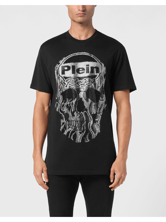 PHILIPP PLEIN PHILIPP PLEIN T-Shirt 21089 Czarny Regular Fit