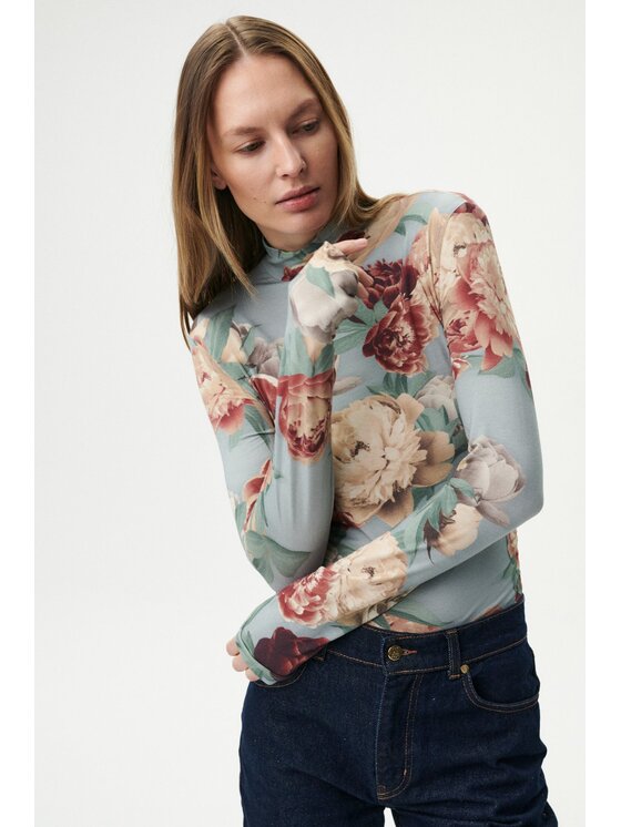 MARI PRETI MARI PRETI Bluzka FLOWER Kolorowy Regular Fit