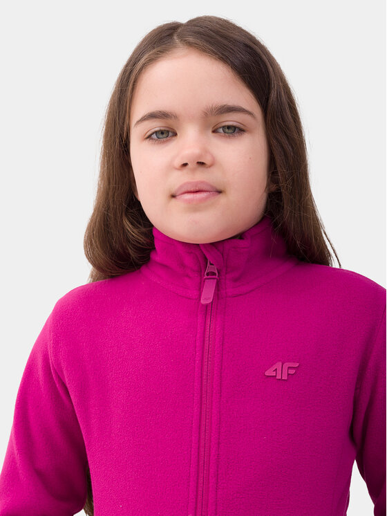 4F 4F Felpa di pile 4FJWSS24TFLEF166 Rosa Regular Fit