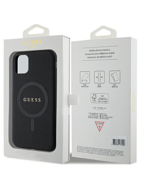 Guess Guess Etui na telefon iPhone 11 Czarny