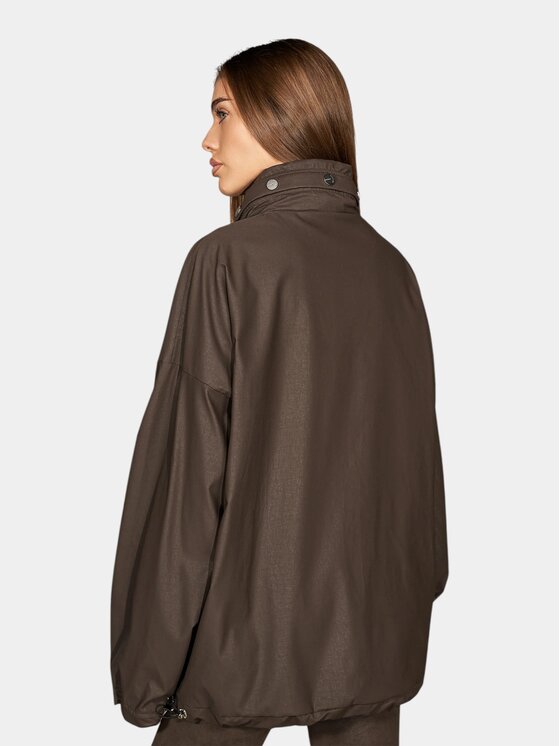 MADE BY SOCIETY MADE BY SOCIETY Kurtka anorak Terra - H27723 Czarny Basic Fit