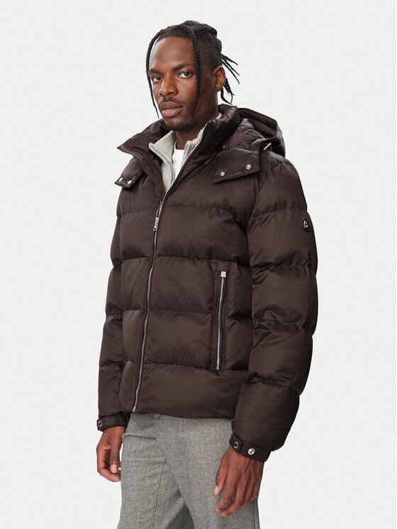 BOSS BOSS Kurtka zimowa H-Corbinian 50565112 Brązowy ciemny Regular Fit