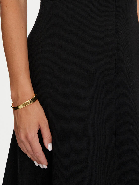 DKNY DKNY Každodenní šaty DD4EN992 Černá Slim Fit