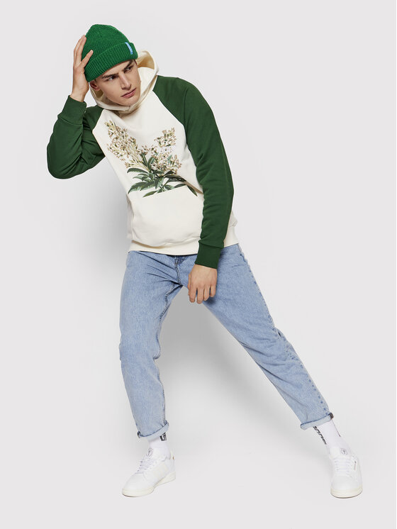Felpa Unisex College Bloom Verde Regular Fit