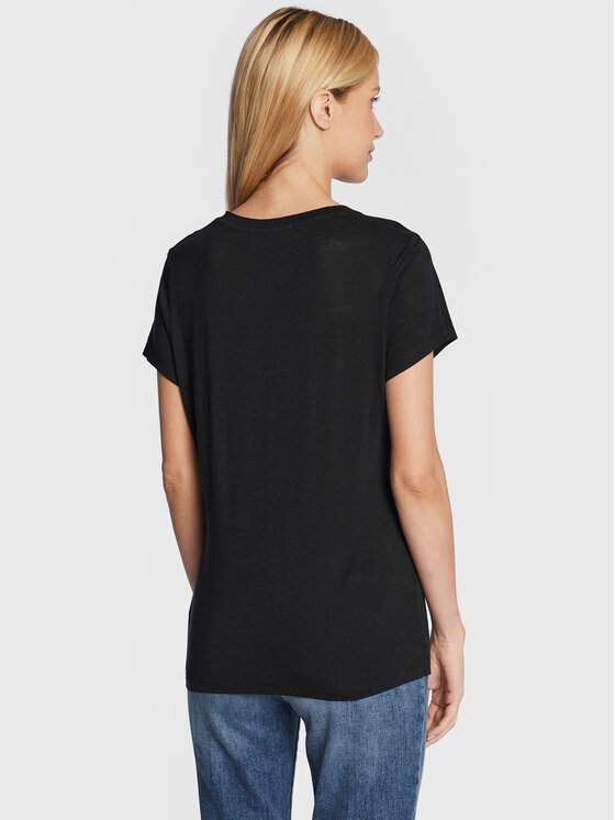 American Vintage American Vintage Футболка Jacksonville JAC48H22 Чорний Regular Fit