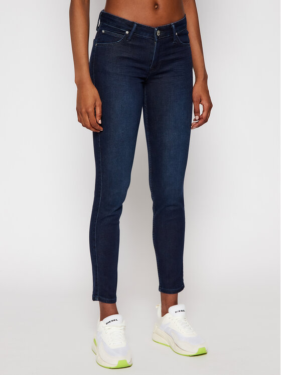 Lee Lee Skinny Fit džínsy Scarlett L526RKIN Tmavomodrá Skinny Fit