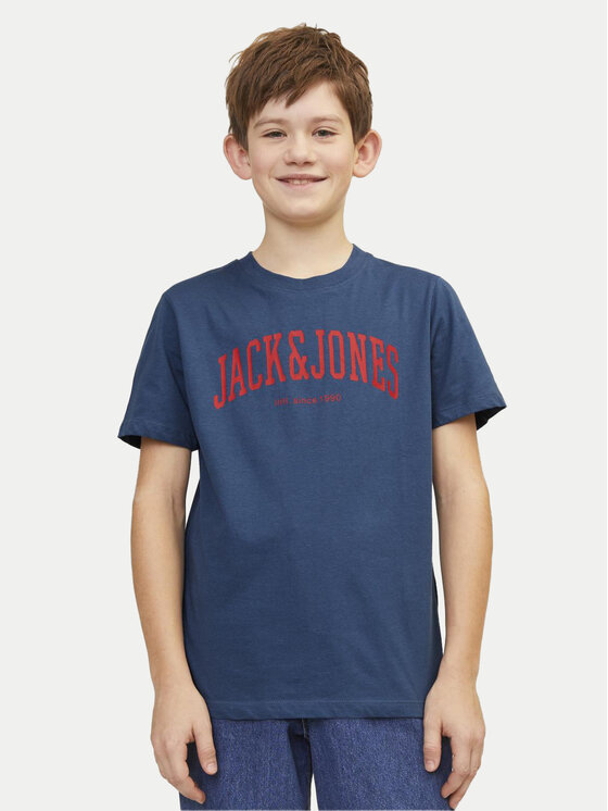 Jack&Jones Junior Tričko 12237441 Tmavomodrá Regular Fit