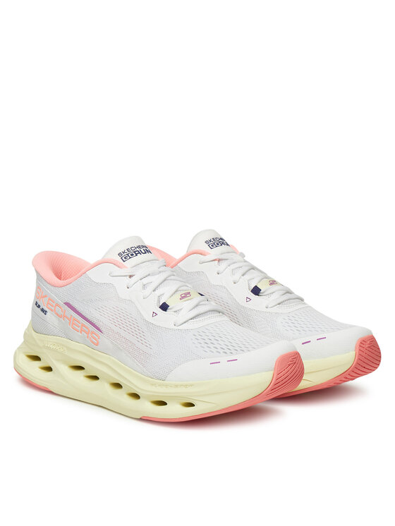 Skechers Skechers Tenisice Max Cushioning Glide-Step-Caledonia 129400/WPK Bijela