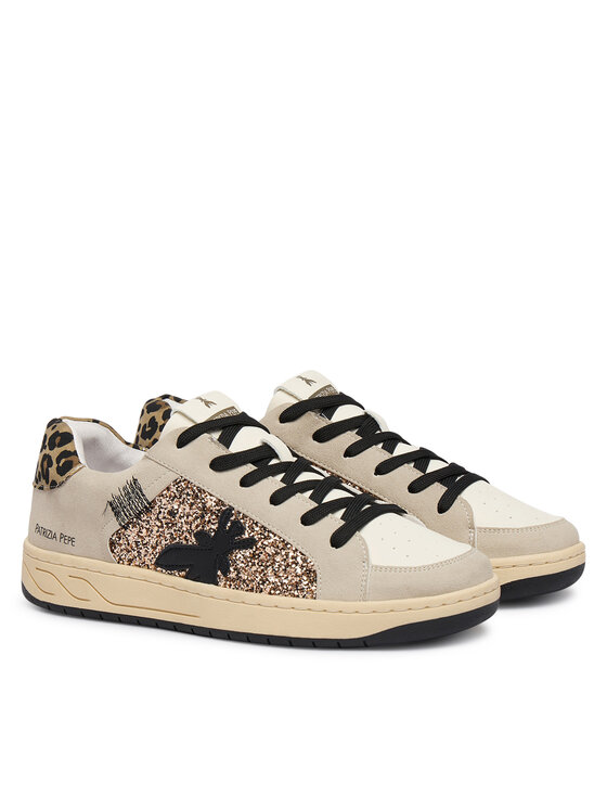 Patrizia Pepe Patrizia Pepe Sneakersy PK420.06 Beżowy jasny