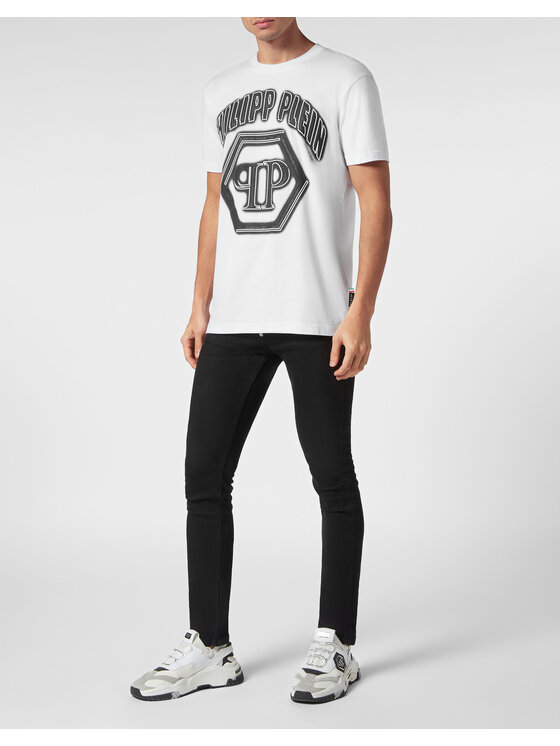 PHILIPP PLEIN PHILIPP PLEIN T-Shirt 19125 Bílá Regular Fit