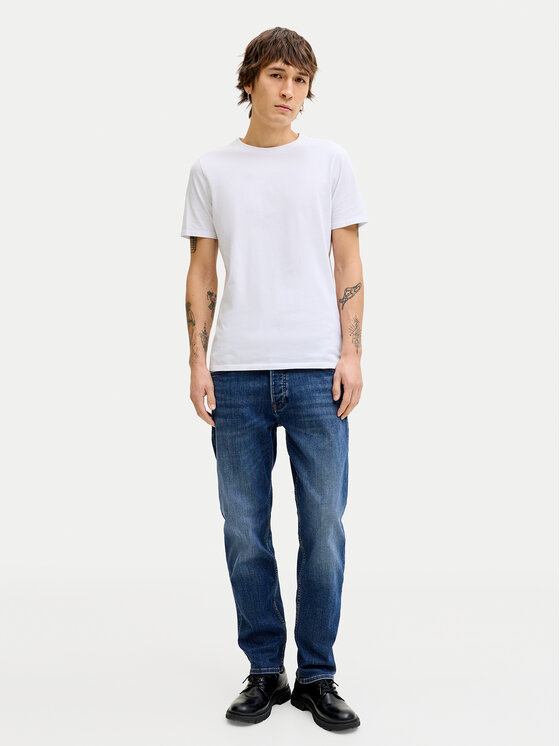 Jack & Jones Jack & Jones Džínsy Mike 12289829 Modrá Tapered Fit