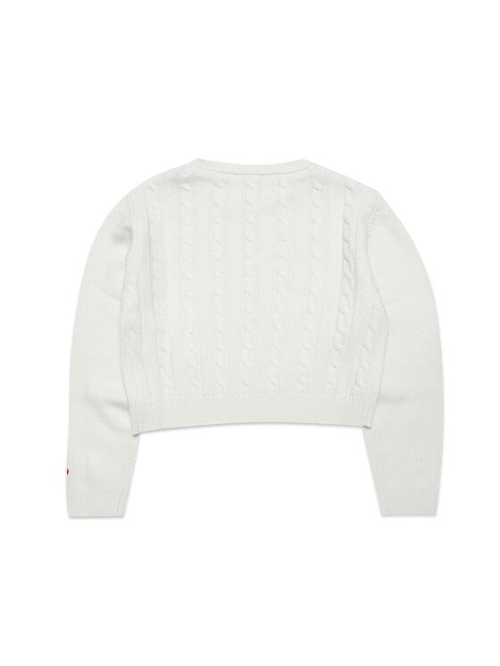 Maglione bianco bambina shop