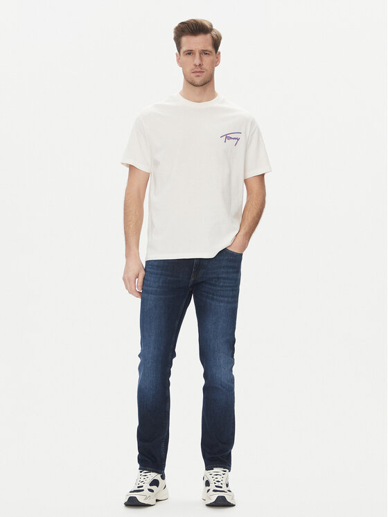 Tommy Jeans Tommy Jeans T-shirt Faded Graphic DM0DM20768 Bijela Relaxed Fit
