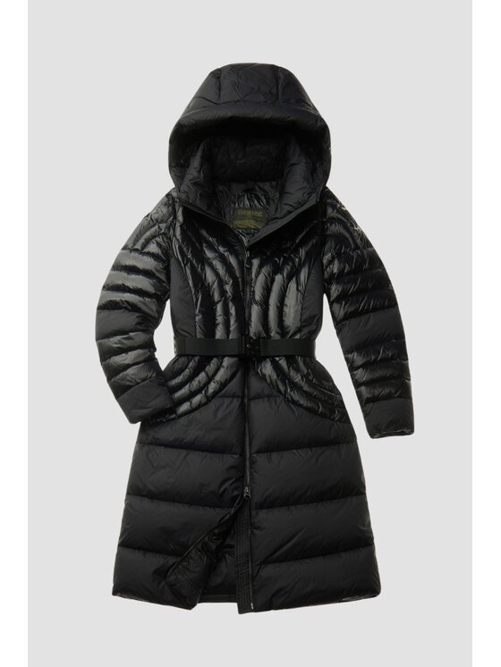 Blauer Blauer Płaszcz 24WBLDK03086 006976 Czarny Regular Fit
