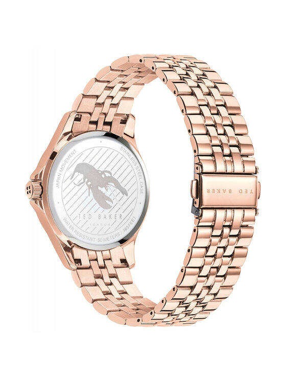 Ted Baker Ted Baker Ρολόι BKPNIF903 Ροζ χρυσό
