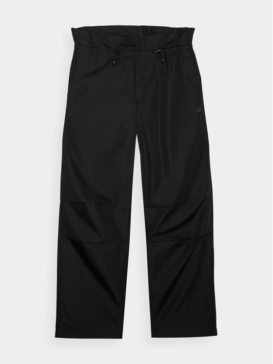 4F 4F Kalhoty z materiálu 4FRSS24TTROF1330-20S Černá Oversize
