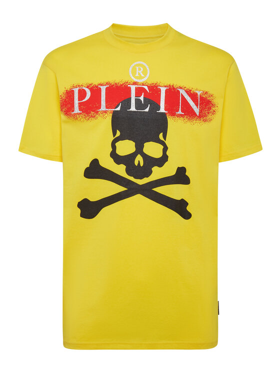 PHILIPP PLEIN PHILIPP PLEIN T-Shirt 777 Žlutá Regular Fit