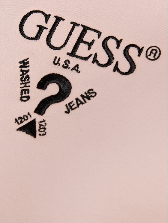 Guess Guess T-krekls V4YI20 KCDH1 Rozā Boxy Fit