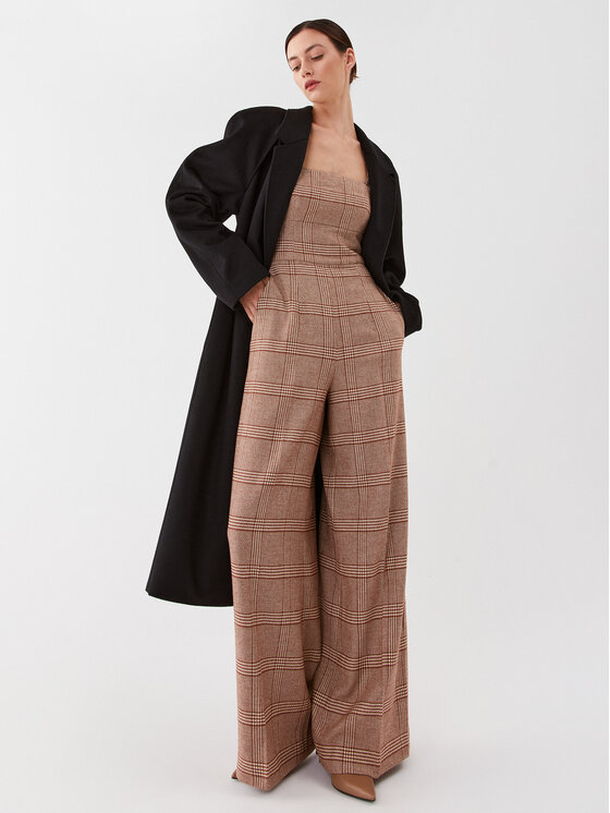 TWINSET TWINSET Kombinezon 232TP2750 Rjava Regular Fit
