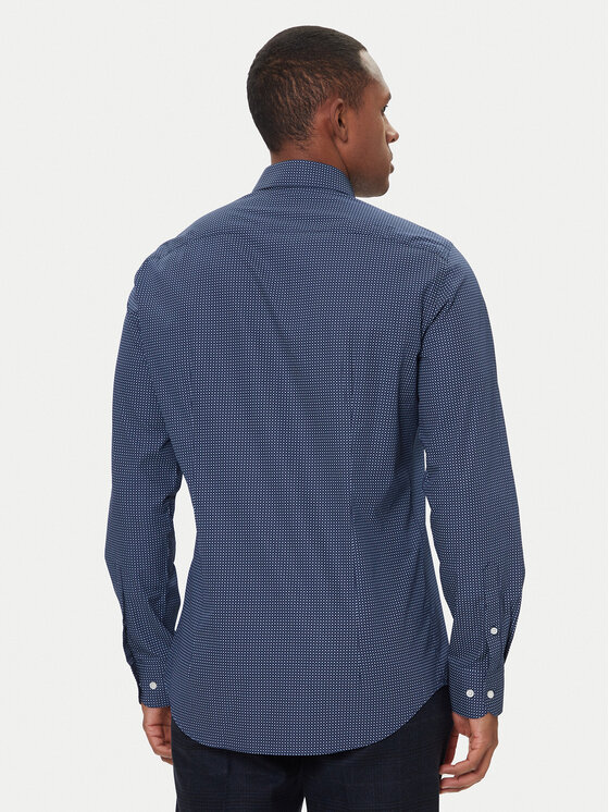 Tommy Hilfiger Tommy Hilfiger Srajca MW0MW40523 Mornarsko modra Slim Fit