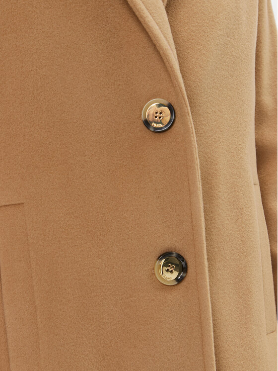 PINKO Pinko Cappotto di lana 101976 A182 Marrone Regular Fit