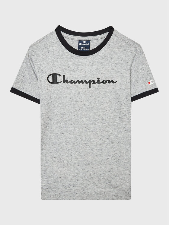 Champion Tričko 306286 Sivá Regular Fit