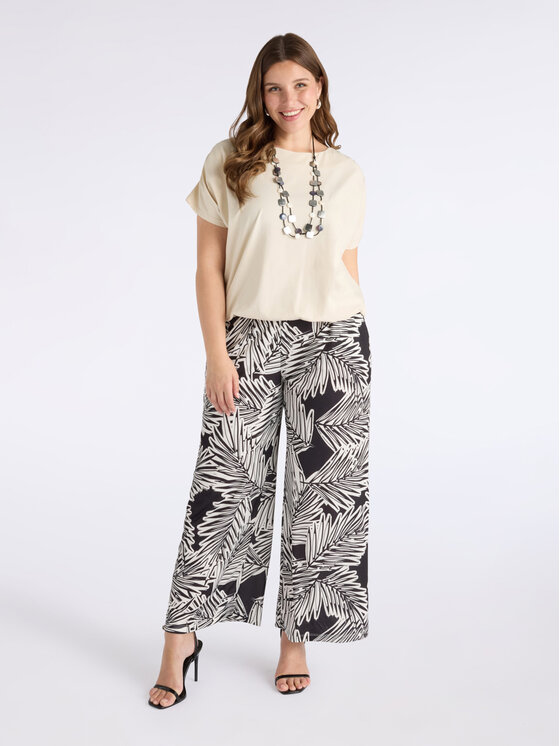 Fiorella Rubino Fiorella Rubino Pantaloni di tessuto P137L202314N0Z3 Nero A-Line Fit