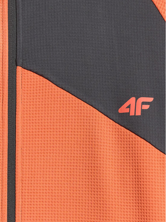 4F 4F Bluza TREKKING Pomarańczowy Regular Fit