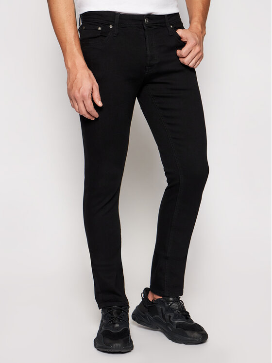 Jack&Jones Džinsi Glenn Original 12152346 Melns Slim Fit