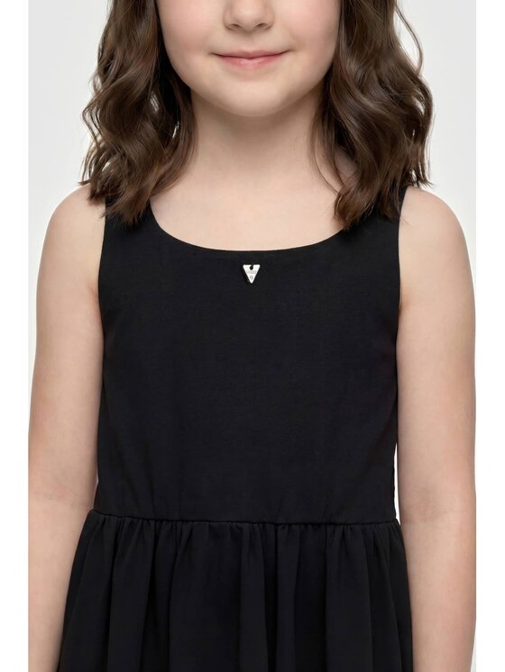 Guess Kids Guess Kids Sukienka codzienna 183383 Czarny Classic Fit