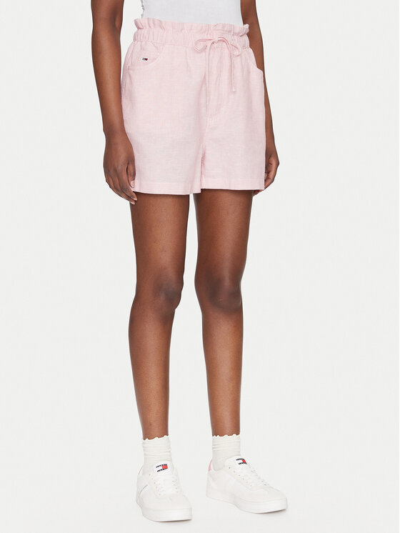 Tommy Jeans Tommy Jeans Szövet rövidnadrág DW0DW20360 Rózsaszín Regular Fit