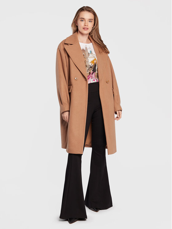 Liu Jo Liu Jo Kevad-sügis mantel WF2372 T3200 Pruun Regular Fit