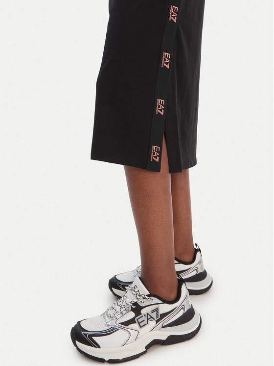 EA7 Emporio Armani EA7 Emporio Armani Ежедневна рокля 7W001033 AF10373 UC001 Черен Regular Fit