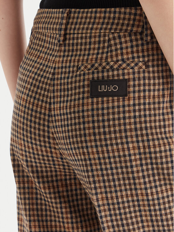 Liu Jo Liu Jo Riidest püksid MF5157 T4335 P9002 Pruun Regular Fit