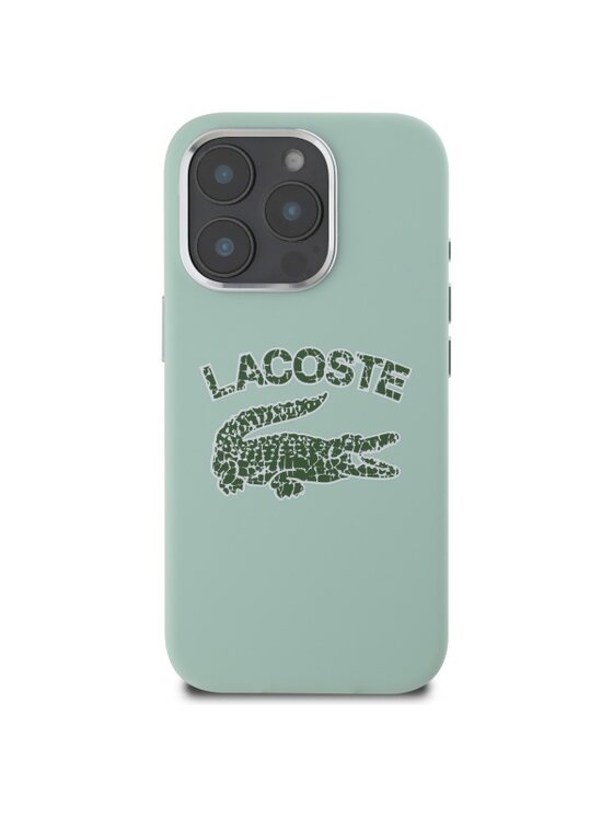 Lacoste Lacoste Etui na telefon Silicone Cracked Logo Zielony