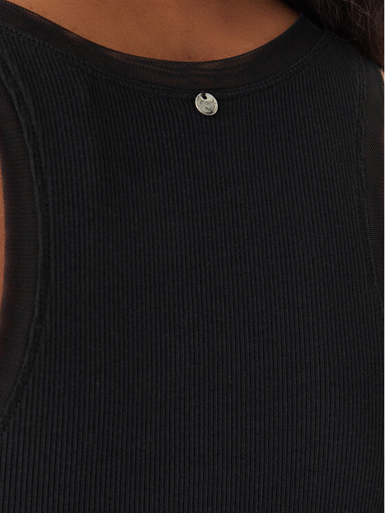 BOSS BOSS Топ C_Eplie 50553479 Чорний Slim Fit