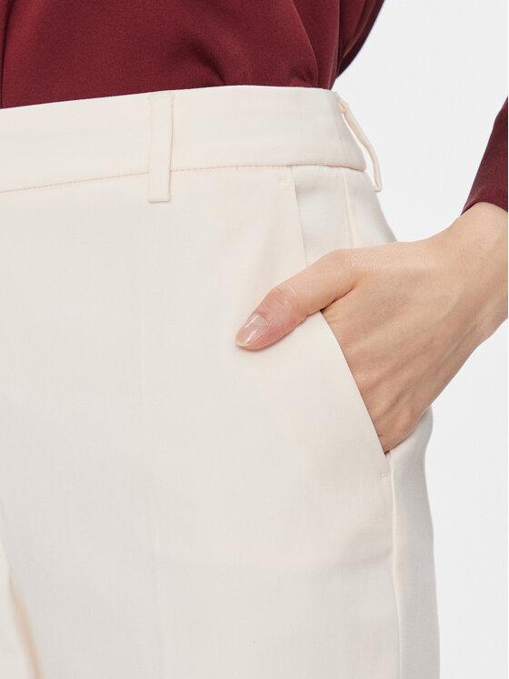 Weekend Max Mara Weekend Max Mara Riidest püksid Vite 2415131031 Beež Regular Fit