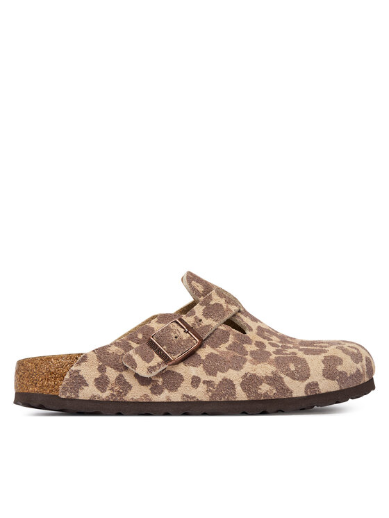 Birkenstock Birkenstock Nazouváky Boston Print 1033324 Hnědá