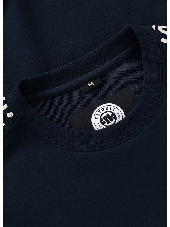 PITBULL PITBULL Bluza TAPE PARKER Granatowy Regular Fit
